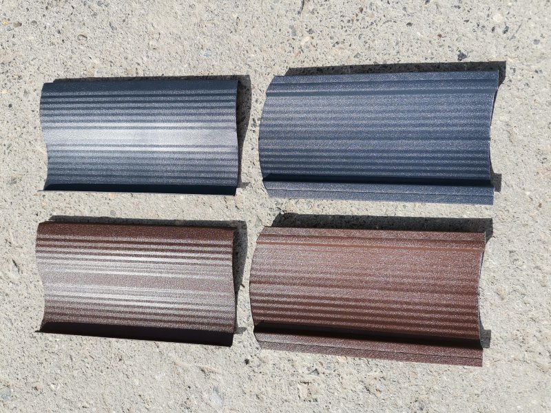 Металлопрофиль двусторонний под Стальной Бархат в Санкт-Петербурге