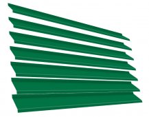 Ламель Жалюзи ЭКО-Z RAL6029 Зеленая мята металлическая