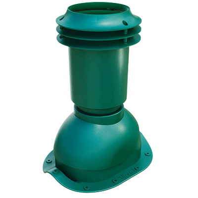 Выход вентиляции канализационный Viotto RAL6005 Зеленый Мох для кровли из металлочерепицы