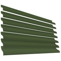 Ламель Еврожалюзи RAL6002 Зеленый Лист для заборов-жалюзи, беседок, пергол