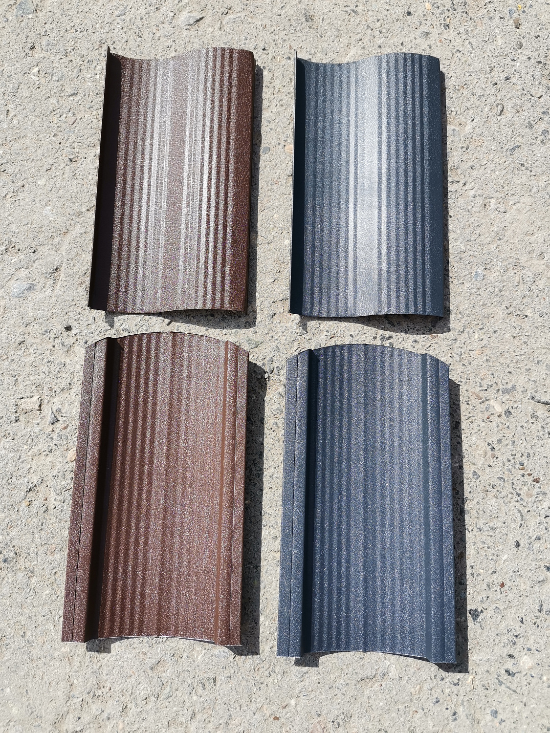 Металлопрофиль двусторонний под Стальной Бархат в Санкт-Петербурге